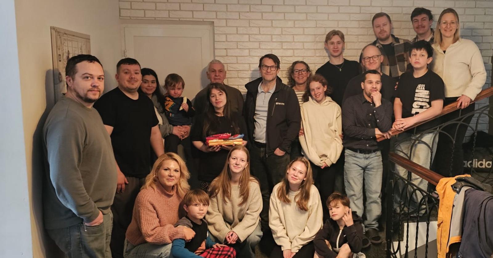 Linnea, Andrei och Vera (föräldrar i familjehemmet)